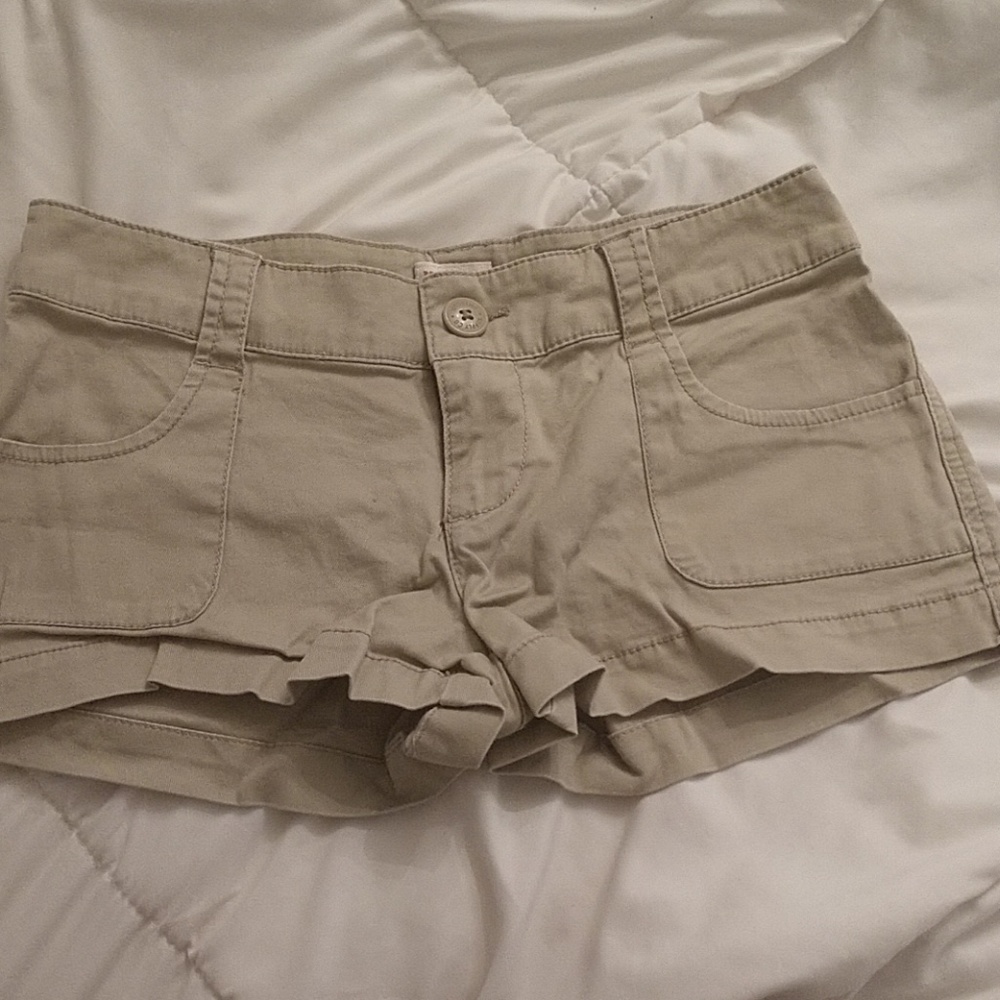 Mossimo Khaki Knit Short, Size 3